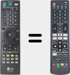 Universal remote control Universal TV LG