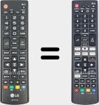 Universal remote control Universal TV LG