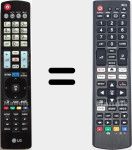 Universal remote control Universal TV LG