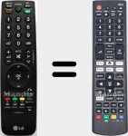 Universal remote control Universal TV LG