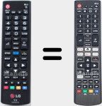 Universal remote control Universal TV LG