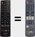 Universal remote control Universal TV LG
