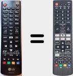 Universal remote control Universal TV LG