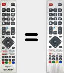 Universal remote control Universal Sharp BT