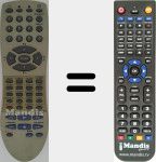 Ersatzfernbedienung für 076R0JY020