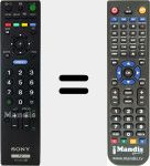 Replacement remote control for RM-ED014 (148090411)