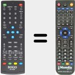 Replacement remote control for SS-4808