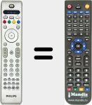 Replacement remote control for RC 4347 / 01 (313923812971)