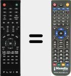 Replacement remote control for 8000333