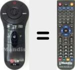 Replacement remote control for AN-MR400 (AKB73775901)