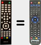 Ersatzfernbedienung für AKTV4620Smart