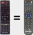 Replacement remote control for BSV22200-V3