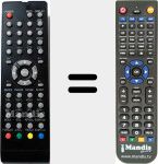 Replacement remote control for M1900R (Vers2)