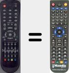 Replacement remote control for Changhong002