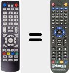 Replacement remote control for REMCON923