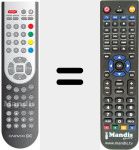 Ersatzfernbedienung f&uuml;r REMCON1372