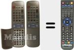 Replacement remote control for EUR51966
