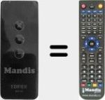 Replacement remote control for RC10