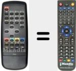 Replacement remote control for FX702