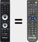 Replacement remote control for RC 1110 (20314705)