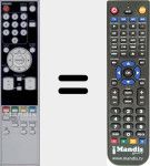 Replacement remote control for NF000UD