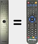 Replacement remote control for TP5 (759551601700)