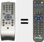 Replacement remote control for Tele Pilot 150 C (DW5187F)