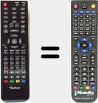 Replacement remote control for Inter003