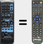 Replacement remote control for RC-R0510