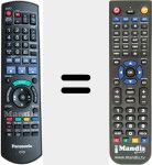Replacement remote control for N2QAYB000293