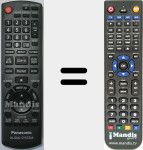 Replacement remote control for N2QAYB000384