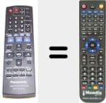 Replacement remote control for N2QAYB000095