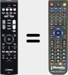 Replacement remote control for RAV561 (ZZ432100)