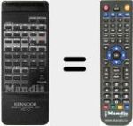 Replacement remote control for RC-1J