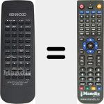 Replacement remote control for RC-R0713E