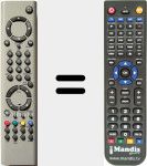 Ersatzfernbedienung für RC1602 (20256002)