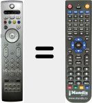 Ersatzfernbedienung f&uuml;r RC431001S (242254900487)