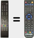 Replacement remote control for RC4822