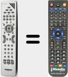 Replacement remote control for RCT615TCLM1 (21292080)