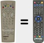 Replacement remote control for RCV 100 G