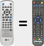 Ersatzfernbedienung f&uuml;r REMCON042