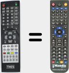 Replacement remote control for REMCON776