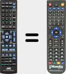 Replacement remote control for RM-SNXD4R