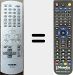 Ersatzfernbedienung f&uuml;r SE-R0090 (6711R2N082A)