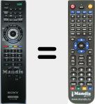 Ersatzfernbedienung f&uuml;r RM-ED044 (148947511)