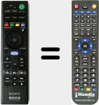 Replacement remote control for RMT-AH110E (149294011)