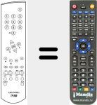 Replacement remote control for REMCON118