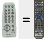 Replacement remote control for RM-S171 (147723911)
