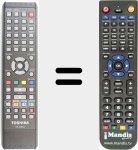 Replacement remote control for SE-R0344 (79104553)