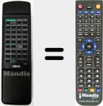 Replacement remote control for VQ950200